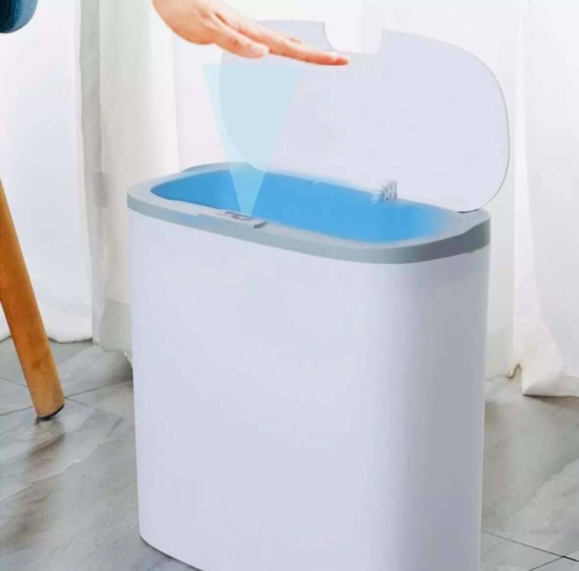 Lixeira Inteligente Sensor Automático 13l Banheiro Cozinha