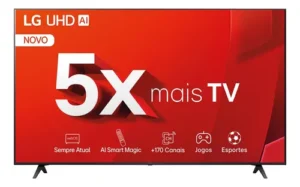 Smart TV LG 50" 4K UHD LED Alexa, ThinQ AI, HDR10, WebOS 24 Controle Smart Magic