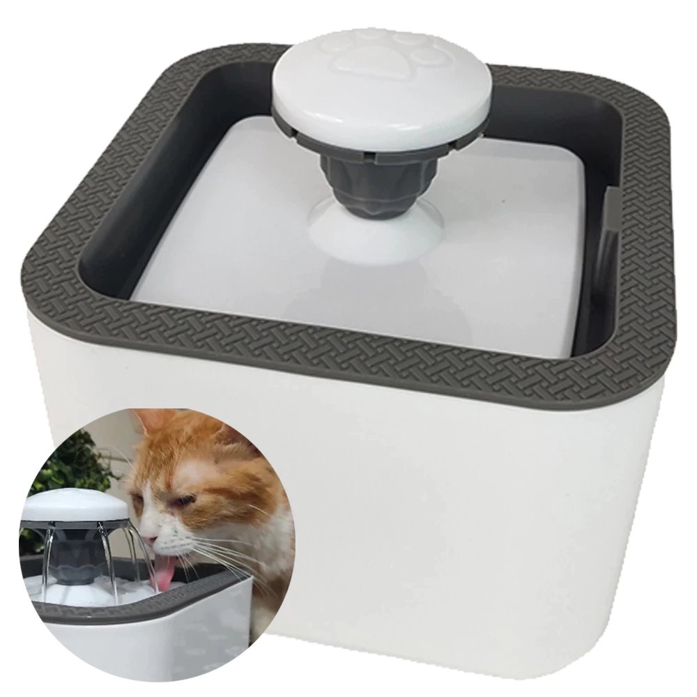Fonte de Água Pet com Filtro - 2,5L para Gatos e Cachorros