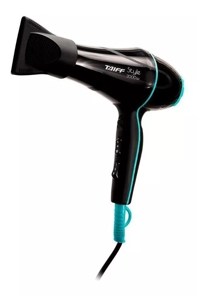 Secador Taiff Style 2000w Motor Ac Preto - 110v 127V