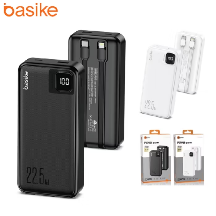 Basike Carregador Portátil Power Bank 20000mAh Bateria Externa Para iPhone Samsung Pow079