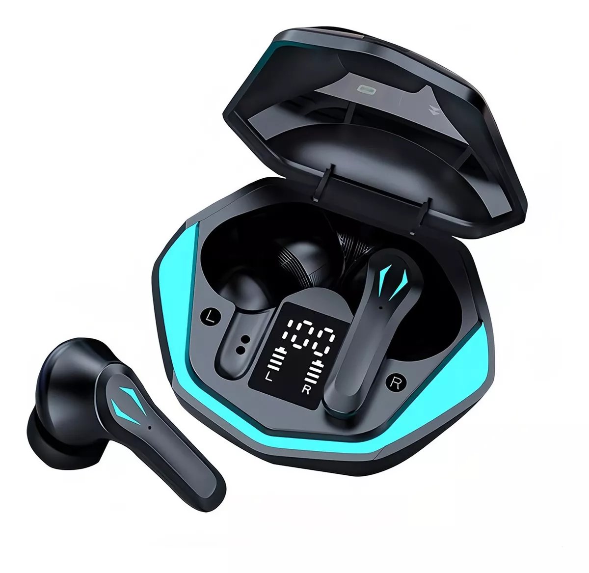 Fone De Ouvido Bluetooth Gamer Sem Fio Com Led Microfon Rs29