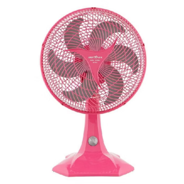 Ventilador Britânia Rosa 60W Hélice com 6 Pás BVT304