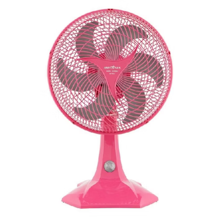 Ventilador Britânia Rosa 60W Hélice com 6 Pás BVT304