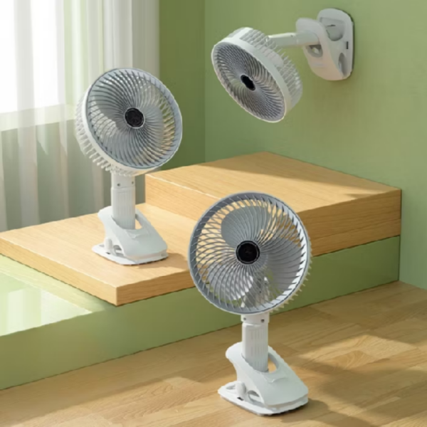 Ventilador Portátil Pequeno USB Recarregável 3 Niveis Ventilador de mão Sem Fio Elétrico