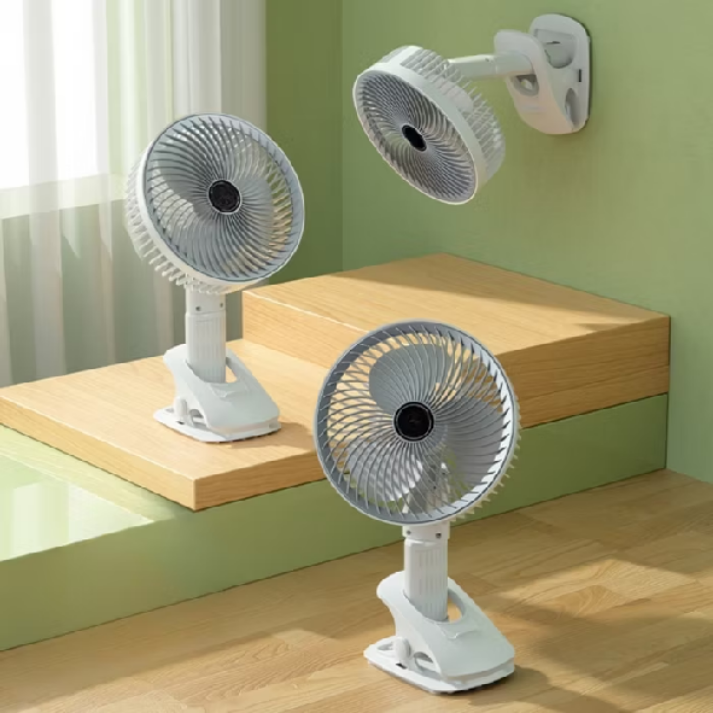 Ventilador Portátil Pequeno USB Recarregável 3 Niveis Ventilador de mão Sem Fio Elétrico