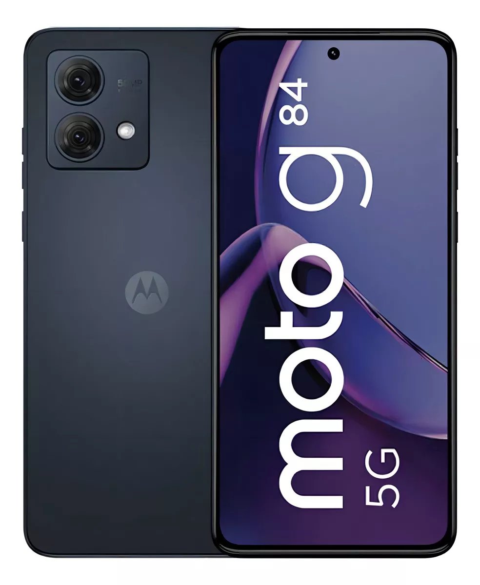 Smartphone Motorola Moto g84 5G - 256GB 16GB (8GB RAM+8GB Ram Boost) 50MP Ultra-Pixel AI Camera Tela pOLED NFC - Grafite