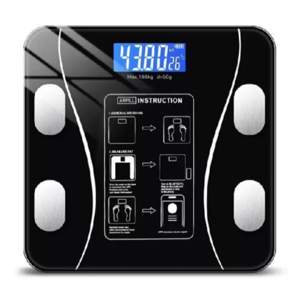 Balança Bioimpedancia Digital Bluetooth  Corporal até 180kg Resultado Pelo Celular