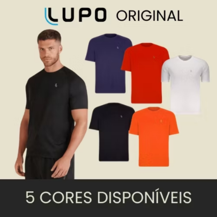 Camiseta Dry Fit Masculina Lupo Sport Performance Academia Treino