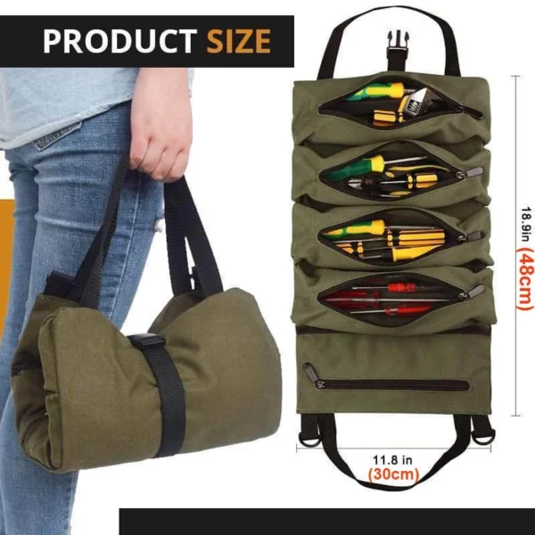 Bolsa Multifuncional Para Ferramenta Multi-Propósito/Rolo De/Porta-Bolsões Com Zíper/Trabalho