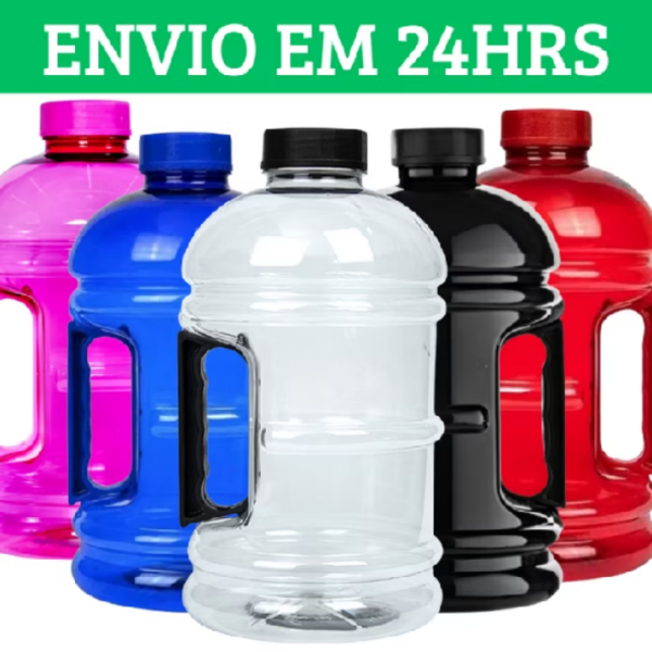 Garrafa de Água 2L/1L/700ML/500ML Treino Academia BPA Free com Garantia ENVIO EM 24HORAS