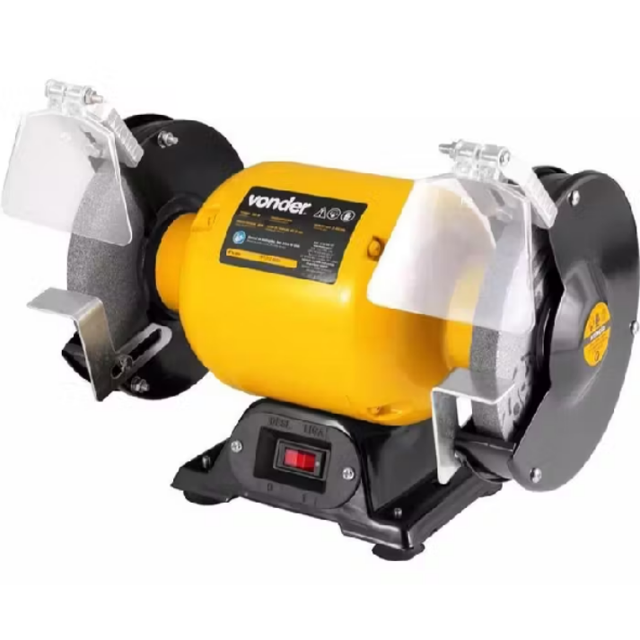 Moto Esmeril de Bancada Vonder 1/2 HP Rebolo 6" 360W 110v/220v