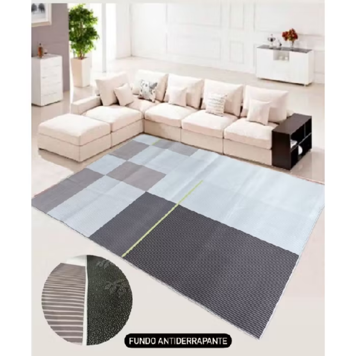 Tapete Sala Veludo Estampado Tipo Indiano 2,00 X 1,40 Metros