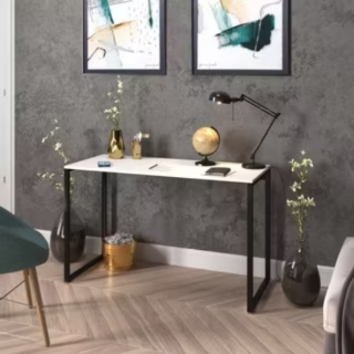 Mesa Industrial Home Office para Computador 100x45 Cm