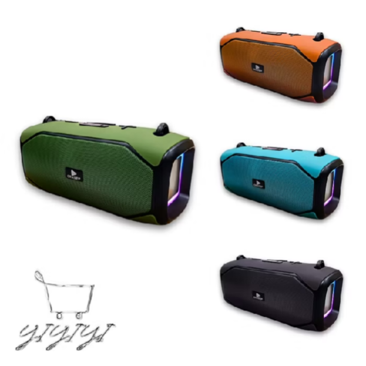 Caixa de Som Bluetooth com Alto-Falante Duplo e Subwoofer TWS Sem Fio D-G228