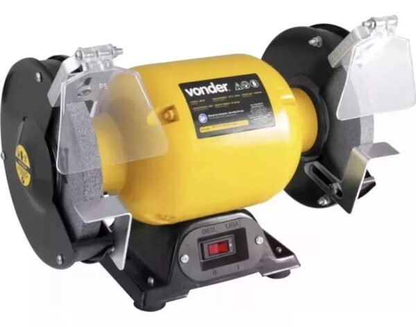 Moto Esmeril De Bancada 6 Pol 360w Com 2 Rebolos Vonder 110v