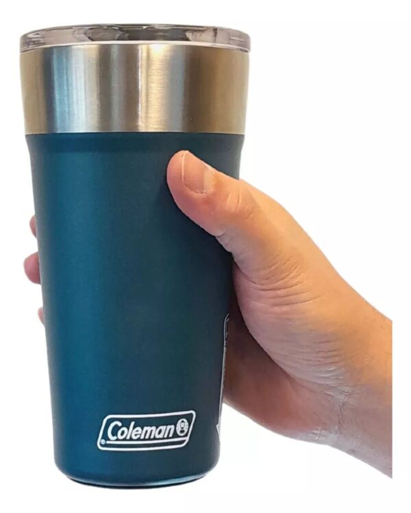 Copo Térmico De Cerveja 600 ml c/ Tampa Azul - Coleman