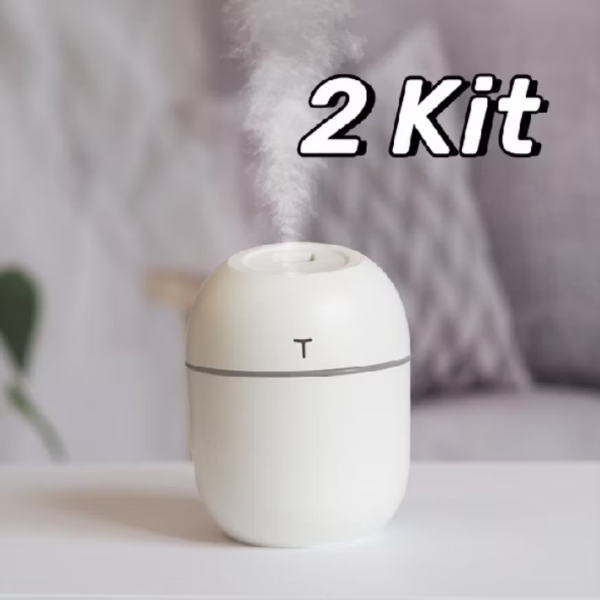 2 Peças Umidificador Atomizador De Ar Doméstico Portátil Umidificador De Escritório De Grande Capacidade