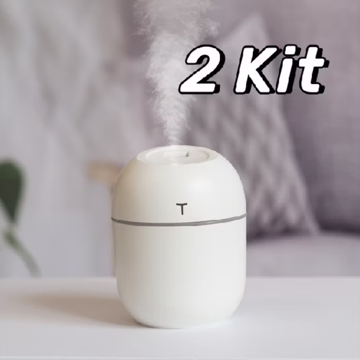 2 Peças Umidificador Atomizador De Ar Doméstico Portátil Umidificador De Escritório De Grande Capacidade