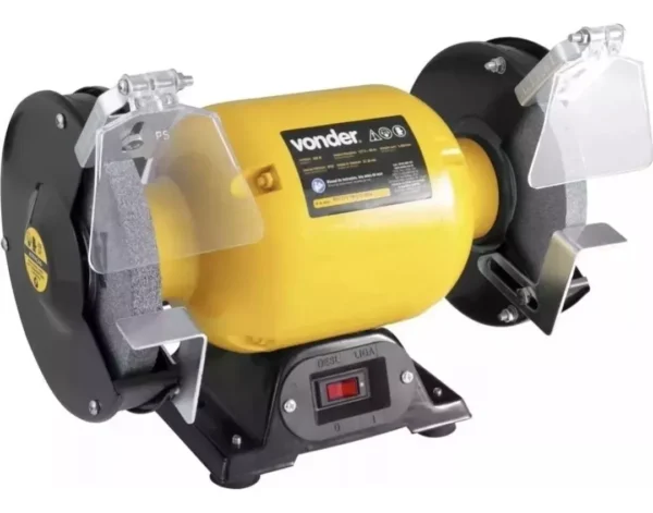 Moto Esmeril De Bancada 6 Pol 360w Com 2 Rebolos Vonder 110v