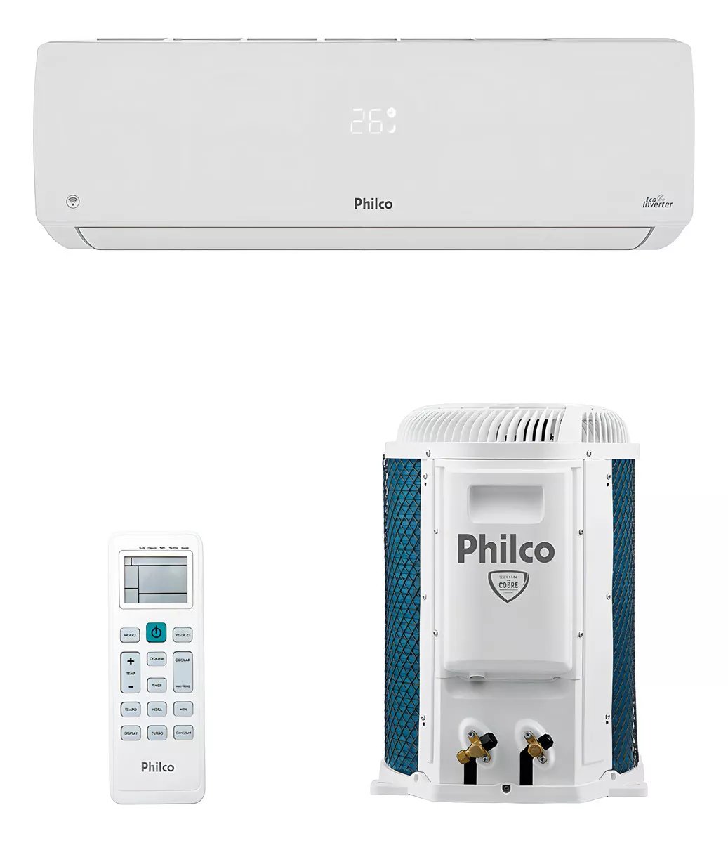 Ar Condicionado Split Philco Inverter 12.000 BTU Frio Branco 220v
