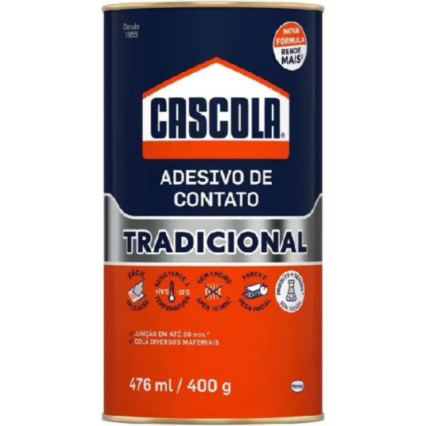 Cola Adesivo de Contato Cascola Tradicional 400g Cor Incolor