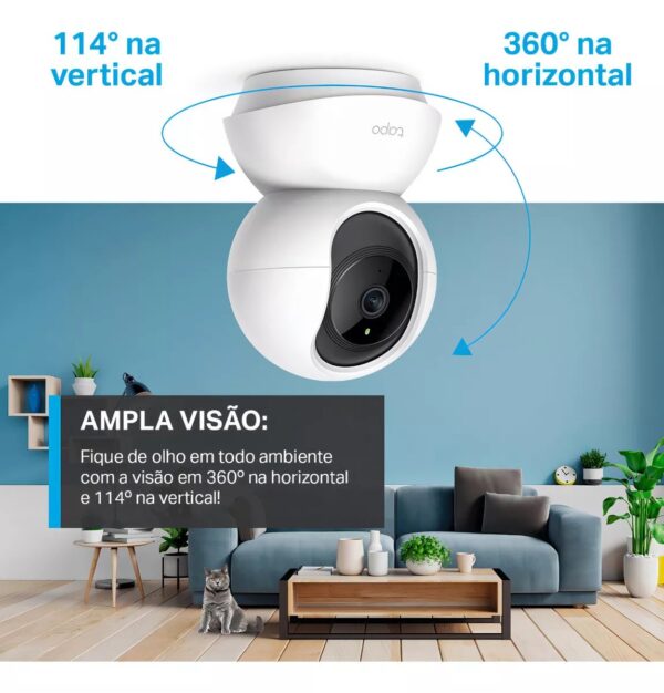 CAMERA DE SEGURANCA WI-FI 360 1080P FULL HD TAPO C200