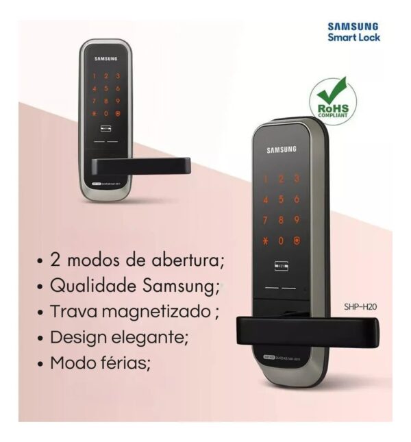 Fechadura Eletronica Digital Samsung