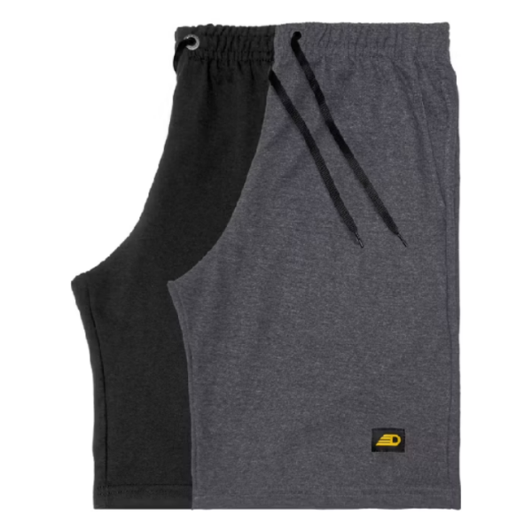 Kit 2 Bermudas de Moletom Shorts Academia Treino Masculino