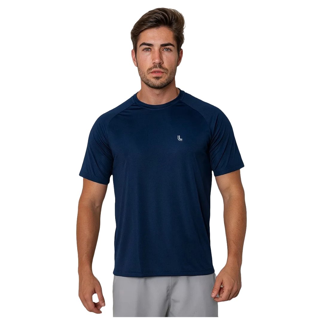Camiseta Básica Lupo Masculina Academia Treino Poliéster Dry