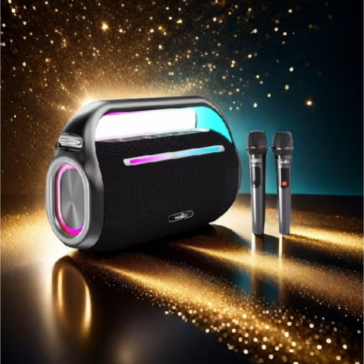 Caixa De Som Portátil Bluetooth Imenso X40 80w Ipx4 Com 2 Micurofones