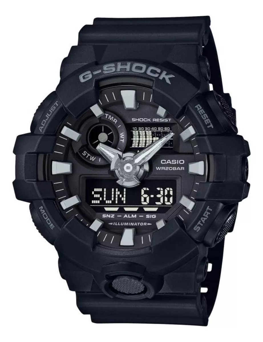 Relógio Casio Masculino G-shock Preto Ga-700-1bdr Original