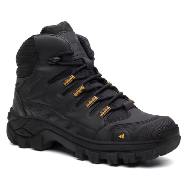 Bota Masculina Coturno Kansas em Couro Airsoft Militar VL049 Com C.A
