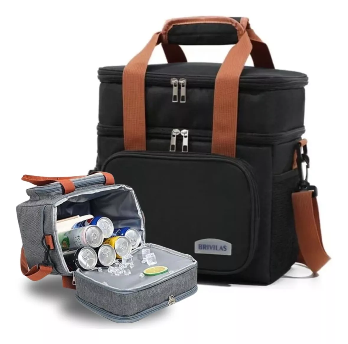 Bolsa Térmica Transversal Marmita Lancheira Trabalho Alça