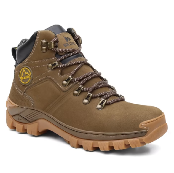 Bota Masculina Lançamento TOP Coturno Via Livre- N6 Com C.A