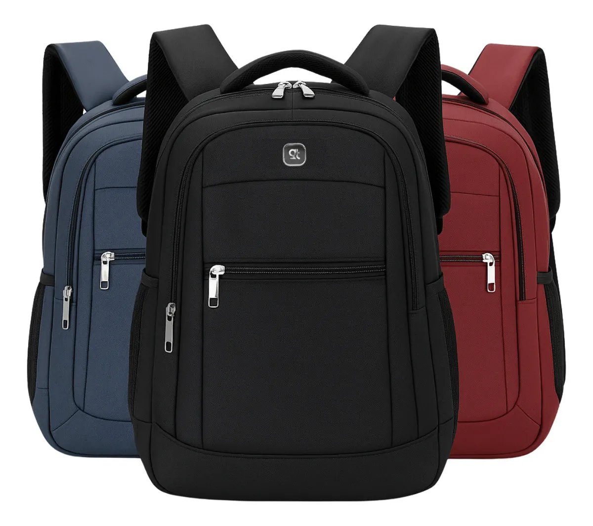 Mochila Fashion Bolsa Escolar Masculina Feminina Faculdade Básica Cor Preto