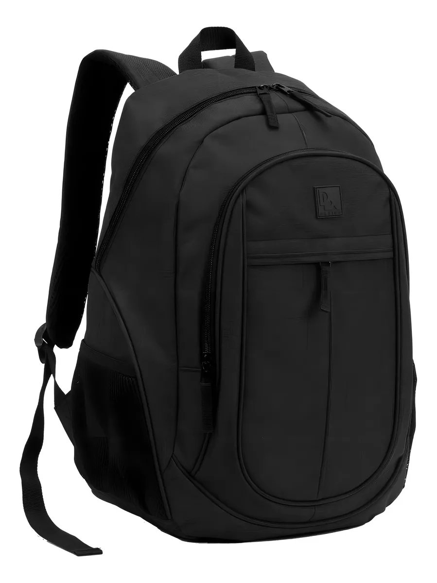 Mochila escolar Denlex MCJDL cor preto design lisa 25L
