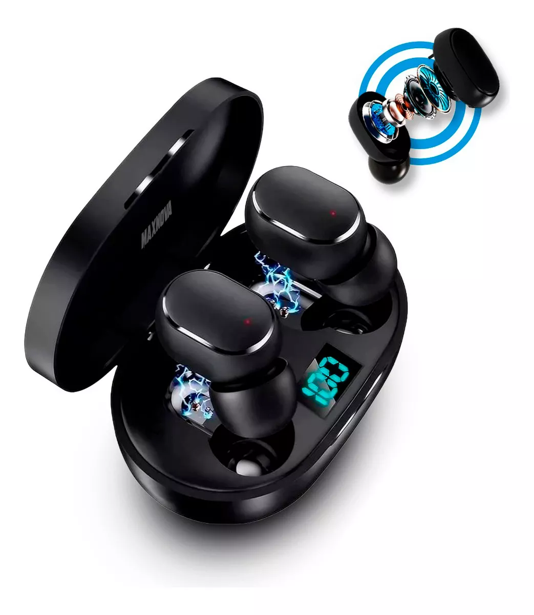 Fone De Ouvido Bluetooth Tws Sem Fio C/ Mic Compatível Com Todos Celulares