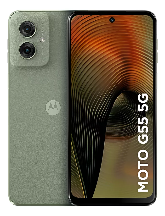 Smartphone Motorola Moto G55 5g - 256gb 16gb Ram Boost E Camera 50mp Com Ai Nfc Tela 6.5 Com Superbrilho - Verde
