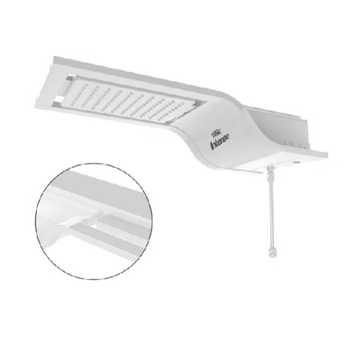 Chuveiro Ducha Intense Elétrico Para Parede Branco Jato Intenso Com Controle De Temperatura Fame