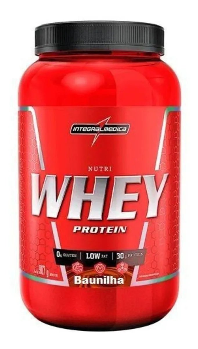 Nutri Whey Protein Baunilha Pote 900g Integralmédica