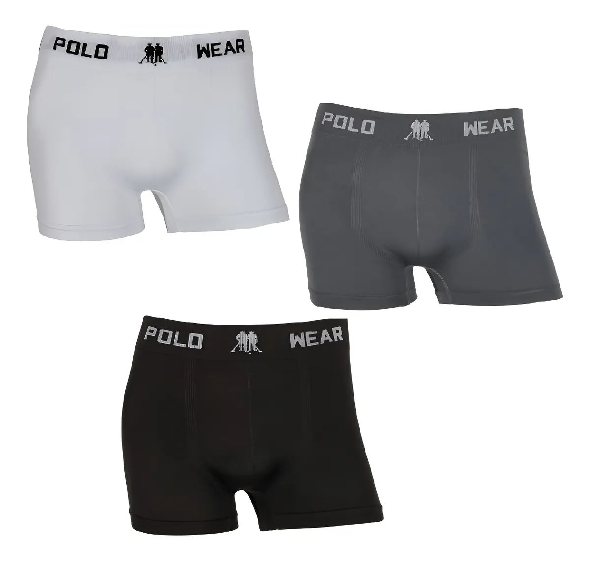 Kit 6 Cuecas Boxer Polo Wear Original Microfibra Sem Costura