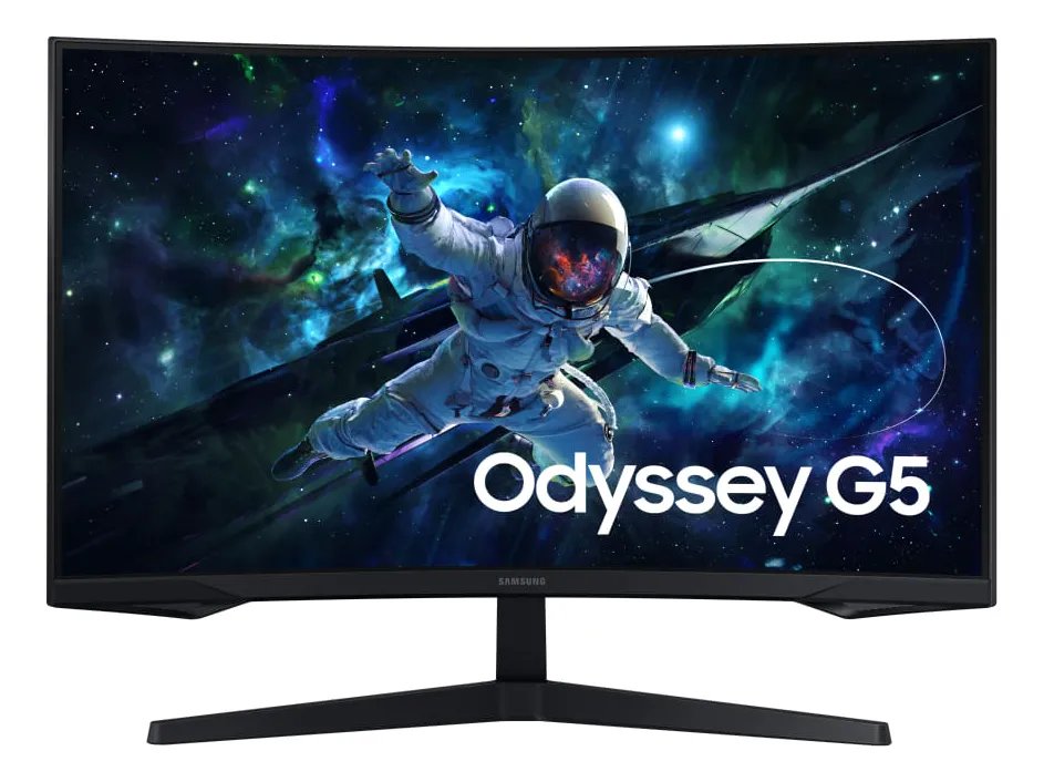 Monitor Gamer Curvo Samsung Odyssey G5, 32 , Qhd, 165hz
