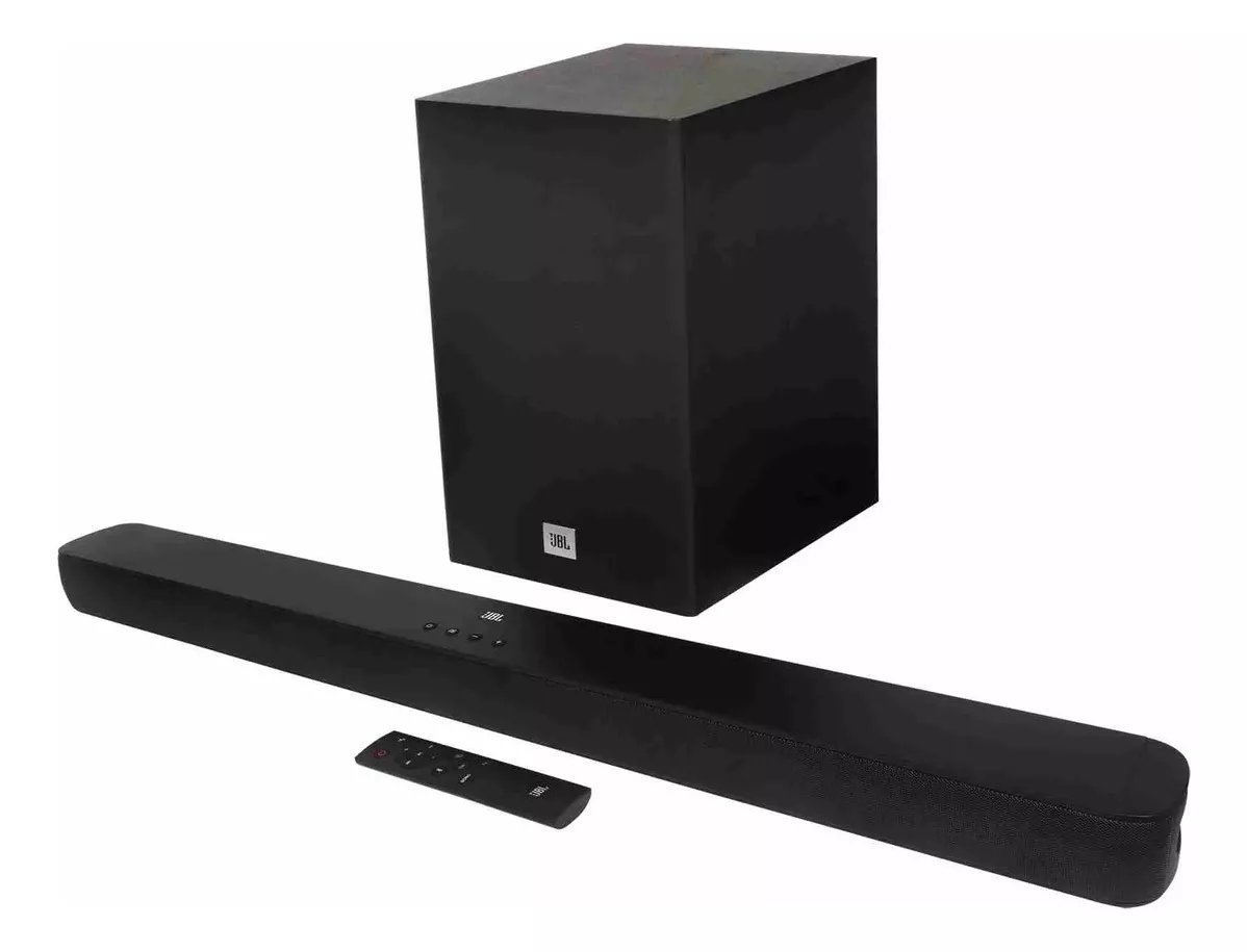Caixa De Som Tv Sound Bar Jbl Bluetooth Som Cinema Sb180 Cor Preto