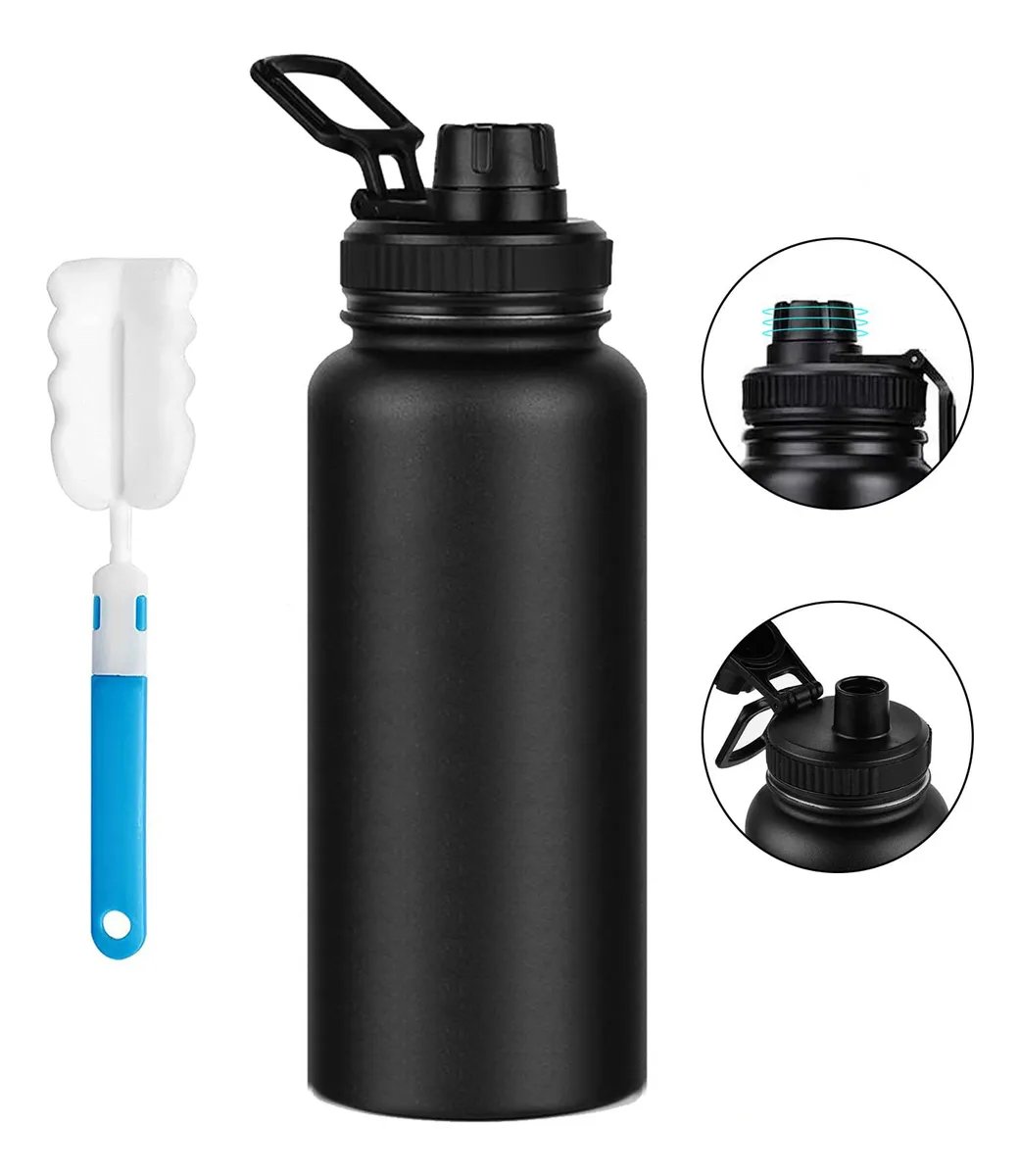 Garrafa Térmica 1200ml Isolada A Vácuo Água Gelada Esporte