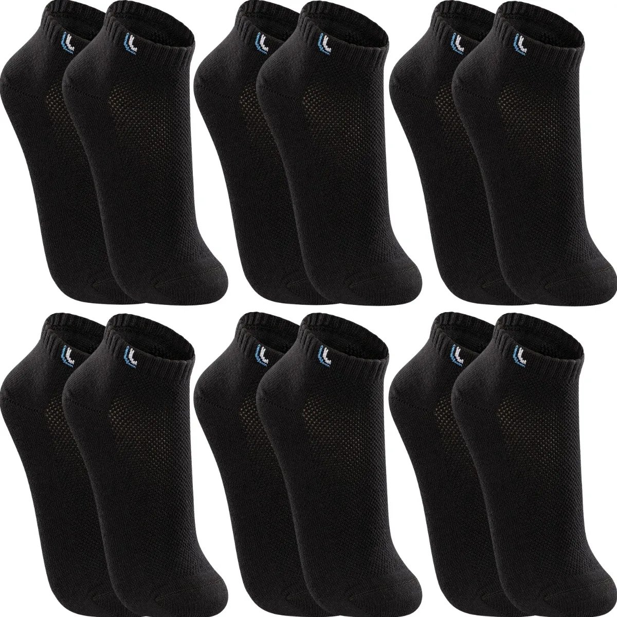Kit 6 Pares Meias Lupo Cano Curto Soquete Academia Algodão