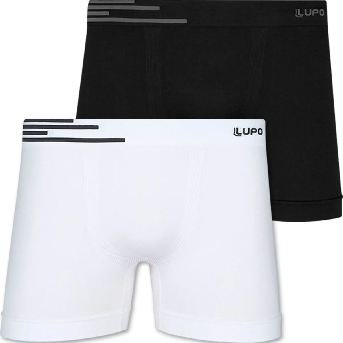 Kit 2 Cuecas Boxer Lupo Microfibra Sem Costura Box Original