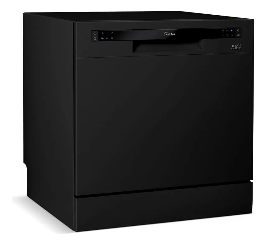 Lava Louças 8 Serviços Midea Cor Preta