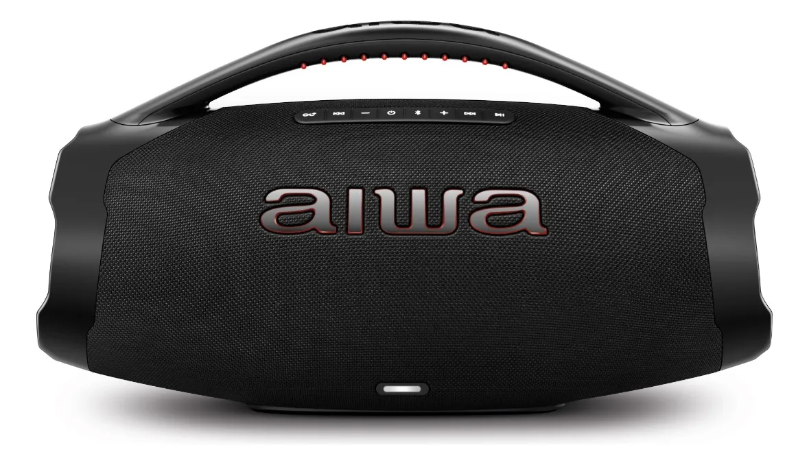 Caixa De Som Boombox Plus Aiwa Bbs-01-b 200w Bt 30h Ip66 Usb