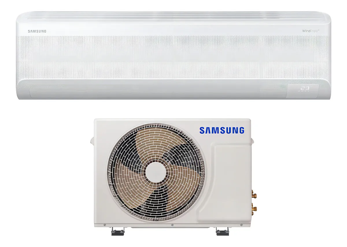 Ar-condicionado Split Samsung Inverter Windfree Connect Ai 18.000 Btus Quente E Frio Sem Vento